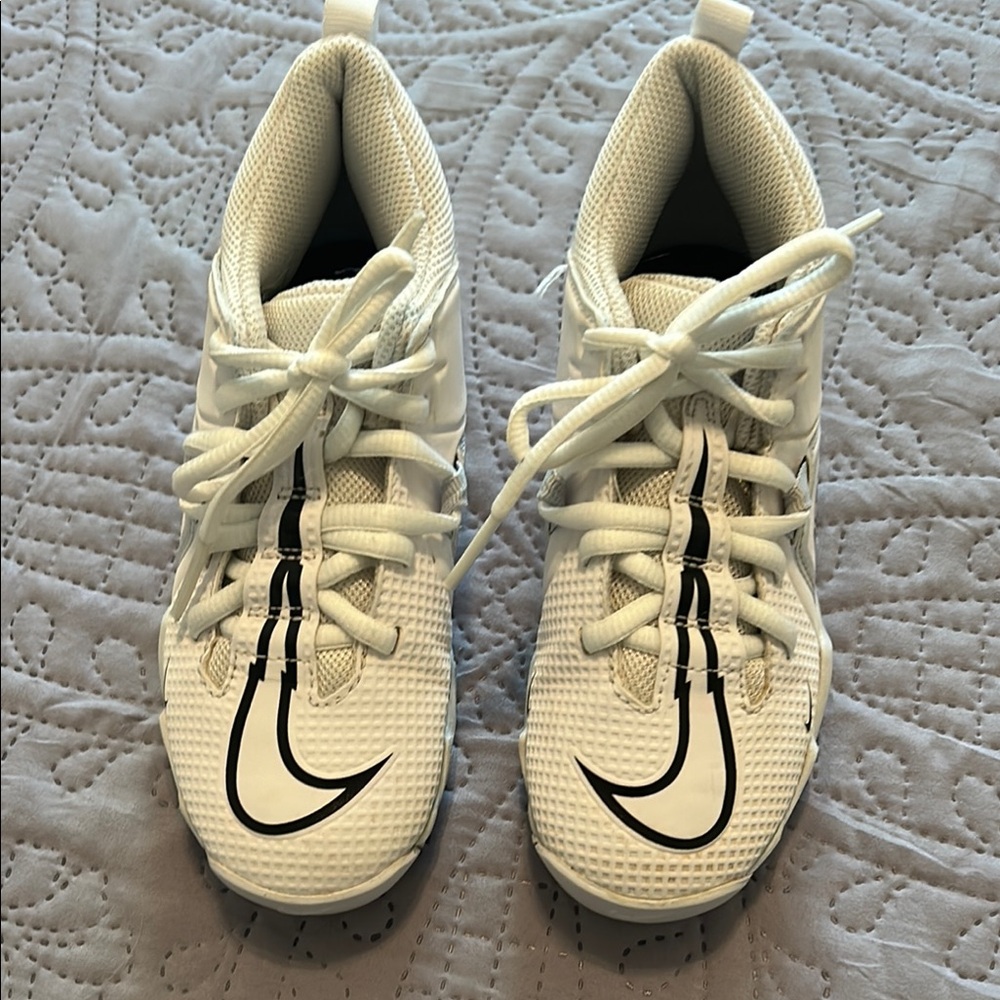 Nike Kids White Cleats Shoes